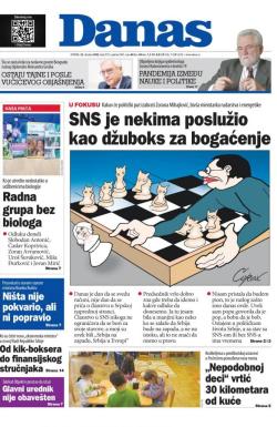 Danas - broj 9135, 25. okt 2022.