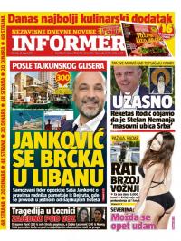 Informer - broj 1622, 24. avg 2017.