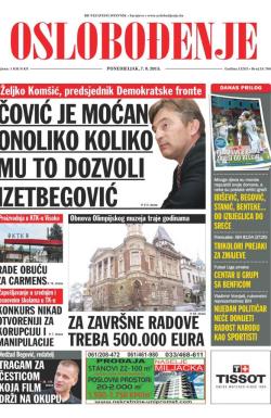 Oslobođenje - broj 24.706, 7. sep 2015.