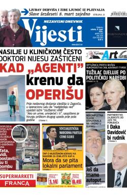 Vijesti - broj 5726, 8. mar 2014.