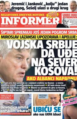 Informer - broj 1436, 14. jan 2017.