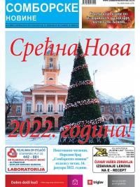 Somborske novine - broj 3523-3524, 31. dec 2021.