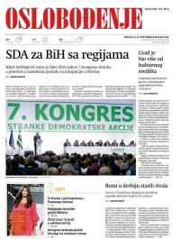 Oslobođenje - broj 26149, 15. sep 2019.