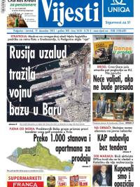 Vijesti - broj 5650, 19. dec 2013.