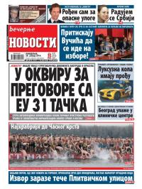 Večernje novosti - broj 1155, 20. jan 2014.