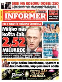 Informer - broj 1009, 26. avg 2015.