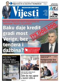 Vijesti - broj 6562, 2. jul 2016.