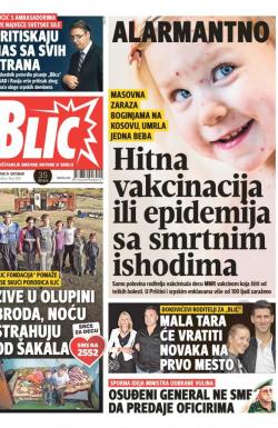 Blic - broj 7429, 19. okt 2017.