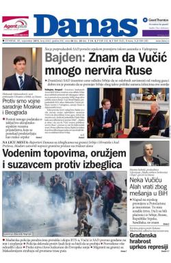 Danas - broj 6562, 17. sep 2015.