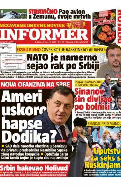 Informer - broj 1843, 17. maj 2018.