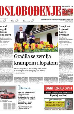 Oslobođenje - broj 26014, 30. apr 2019.