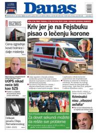Danas - broj 8470, 7. dec 2020.