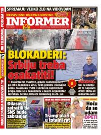 Informer - broj 4009, 20. jun 2025.