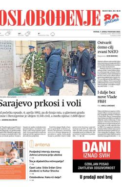 Oslobođenje - broj 27268, 7. apr 2023.