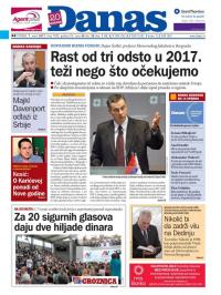 Danas - broj 7099, 7. mar 2017.