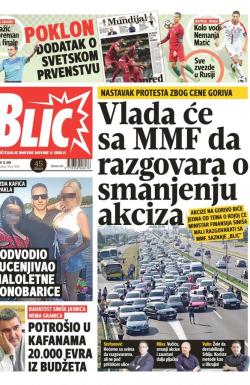 Blic - broj 7658, 12. jun 2018.