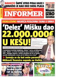 Informer - broj 489, 9. dec 2013.