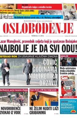 Oslobođenje - broj 24.243, 1. jun 2014.