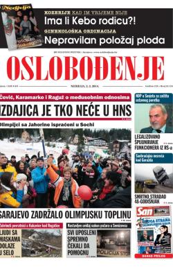 Oslobođenje - broj 24.124, 2. feb 2014.
