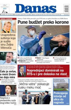Danas - broj 8480, 17. dec 2020.