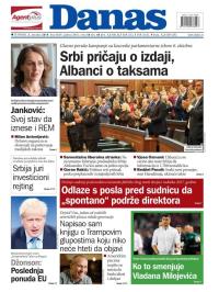 Danas - broj 8039, 3. okt 2019.