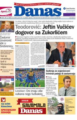 Danas - broj 6848, 29. jun 2016.