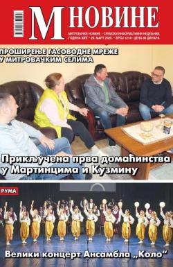 M Novine, Sr. Mitrovica - broj 1214, 26. mar 2025.