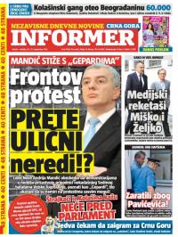 Informer CG - broj 1036, 26. sep 2015.