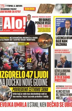 Alo - broj 6391, 3. jan 2026.