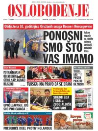 Oslobođenje - broj 24.792, 2. dec 2015.