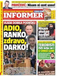 Informer CG - broj 1138, 28. jan 2016.