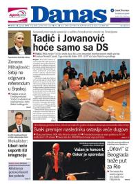 Danas - broj 6687, 20. jan 2016.