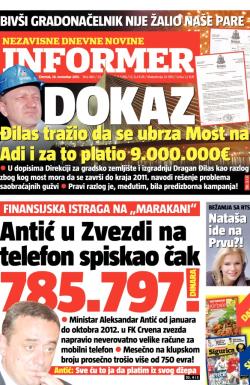 Informer - broj 480, 28. nov 2013.