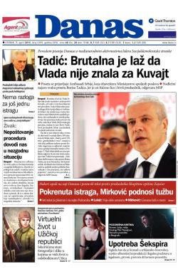 Danas - broj 6399, 7. apr 2015.