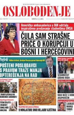 Oslobođenje - broj 24.557, 11. apr 2015.