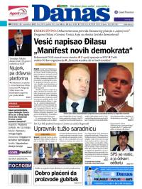 Danas - broj 5475, 25. sep 2012.