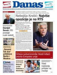 Danas - broj 7630, 20. avg 2018.