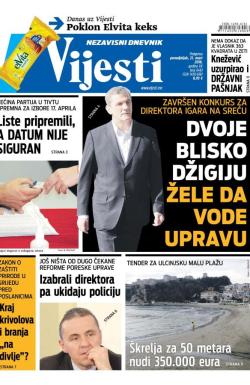 Vijesti - broj 6461, 21. mar 2016.