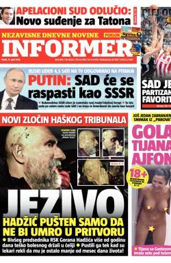 Informer - broj 899, 17. apr 2015.