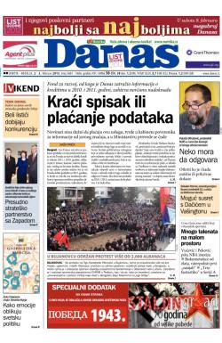 Danas - broj 5605-5606, 2. feb 2013.