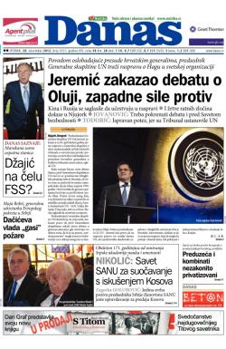 Danas - broj 5531, 20. nov 2012.