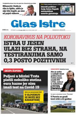 Glas Istre - broj 269, 29. sep 2020.