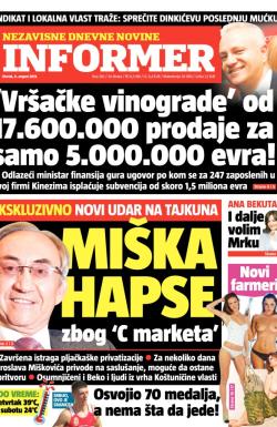 Informer - broj 382, 6. avg 2013.