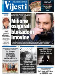 Vijesti - broj 10028, 3. apr 2026.