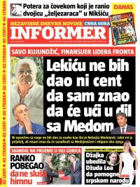 Informer CG - broj 623, 23. maj 2014.