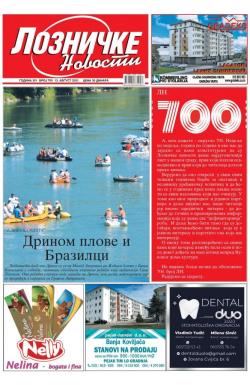 Lozničke novosti - broj 700, 13. avg 2021.