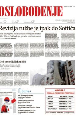 Oslobođenje - broj 25217, 7. feb 2017.