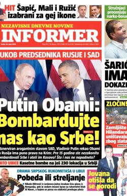 Informer - broj 576, 26. mar 2014.