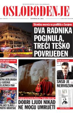 Oslobođenje - broj 24.485, 29. jan 2015.