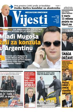 Vijesti - broj 6112, 2. apr 2015.